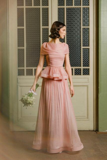 Phoebe compleu matase fusta si top