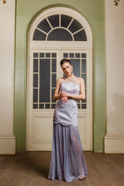 Penelope rochie voal matase